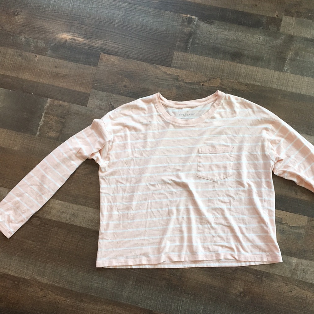 Everlane crop top long sleeve